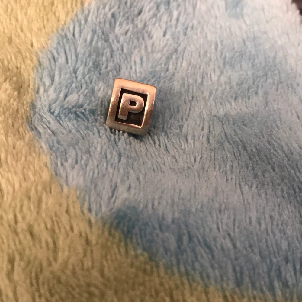 Pandora Sterling Silver “P” initial Charm